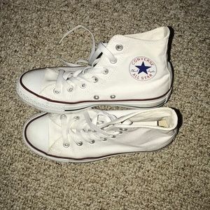 White high top Converse